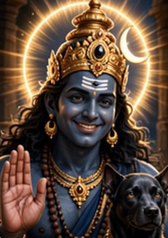 कालभैरवजी  का दिव्य मुस्कुराता हुआ वीडियो 