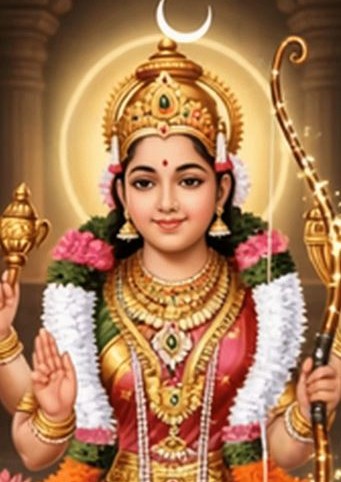 त्रिपुरसुंदरी का दिव्य मुस्कुराता हुआ वीडियो 