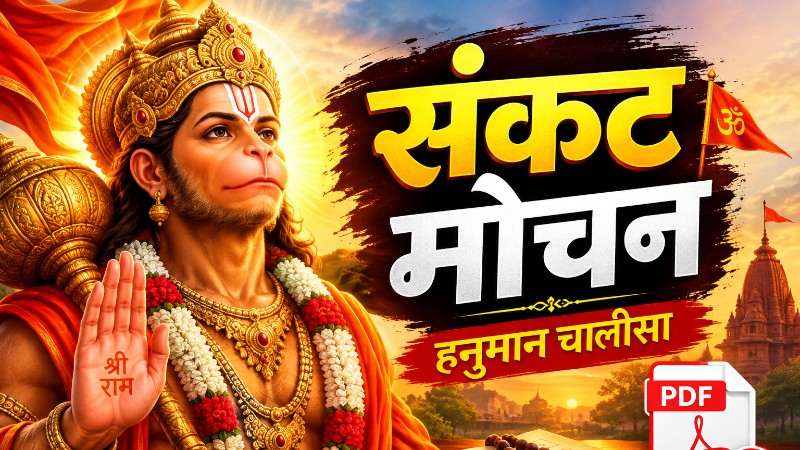 संकट मोचन एवं रक्षा कवच | सम्पूर्ण हनुमान चालीसा, बजरंग बाण व 21-Day साधना गाइड [15-Page HD Printable PDF]