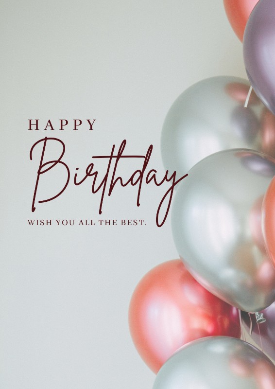 🎉 Happy Birthday Template 🎂