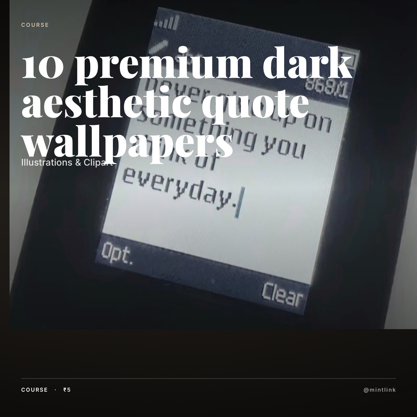 10 premium dark aesthetic quote wallpapers 