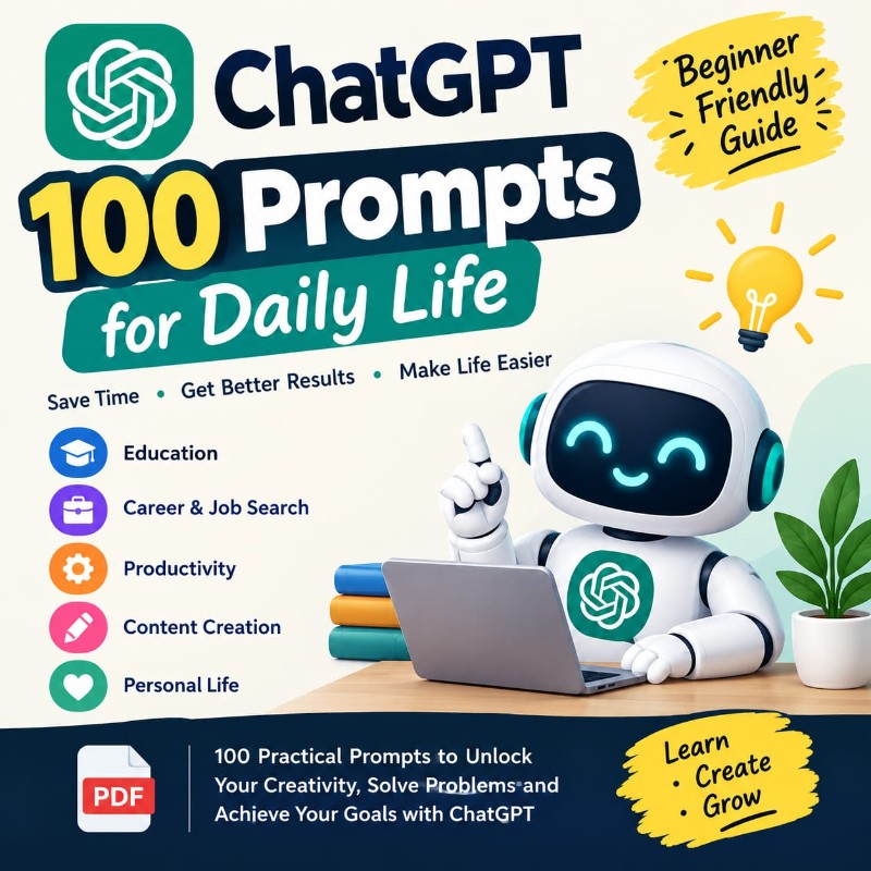 100 CHATGPT PROMPTS FOR DAILY LIFE