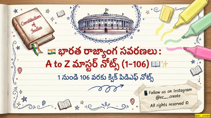 106 Constitutional Amendments — Complete Notes