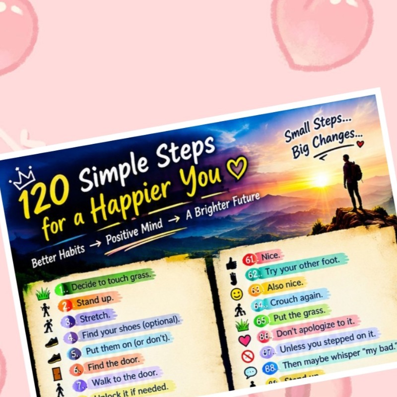 120 steps to touch the grass 