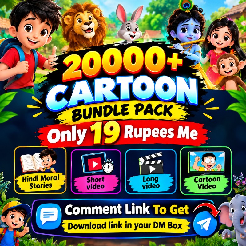 🎬 20,000+ CARTOON BUNDLE PACK 💰