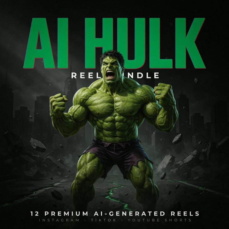 200+ Ai Hulk Reels Bundles 