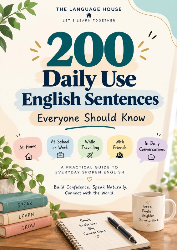 200 Daily Use English Sentences Everyone Should Know | A Practical Spoken English Guide