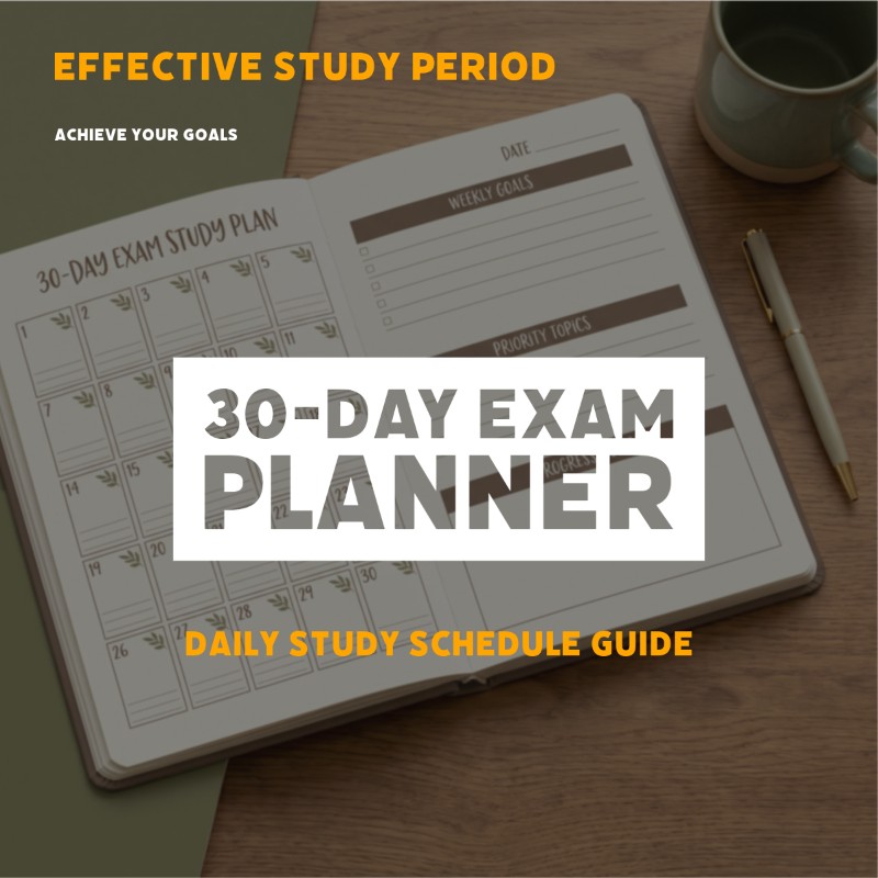30-Day Exam Planner 📚 