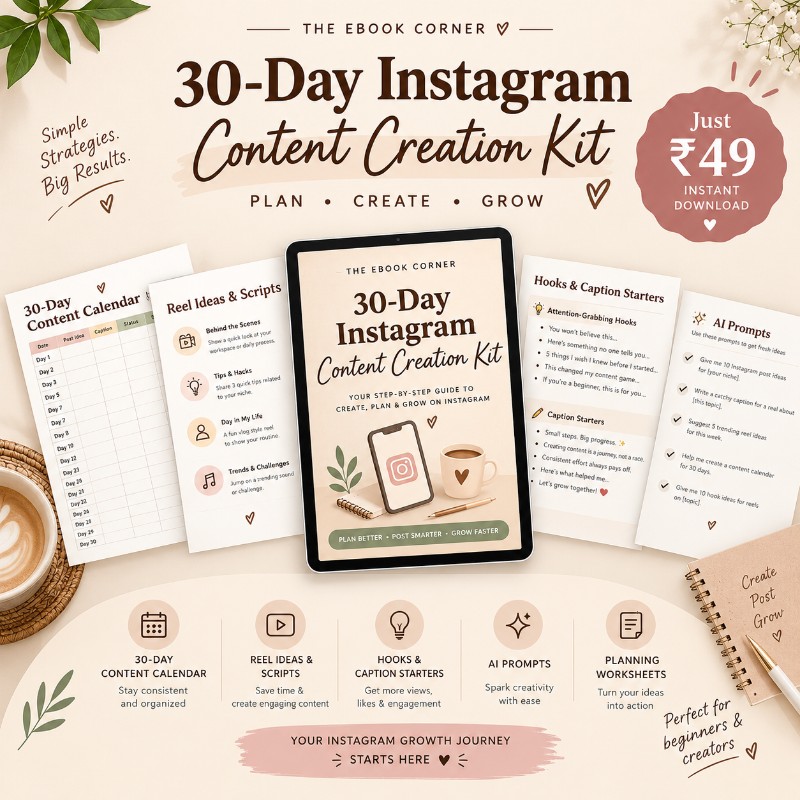 30-Day Instagram Content Creation Kit  Copy