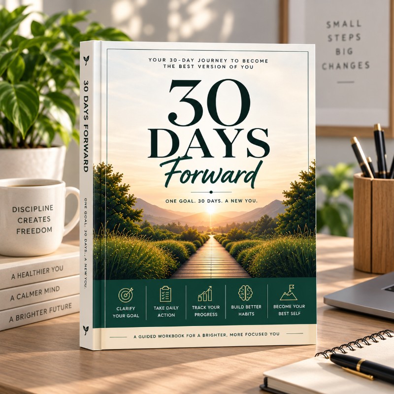 30 Days Forward – 30-Day Self-Improvement & Personal Growth Workbook