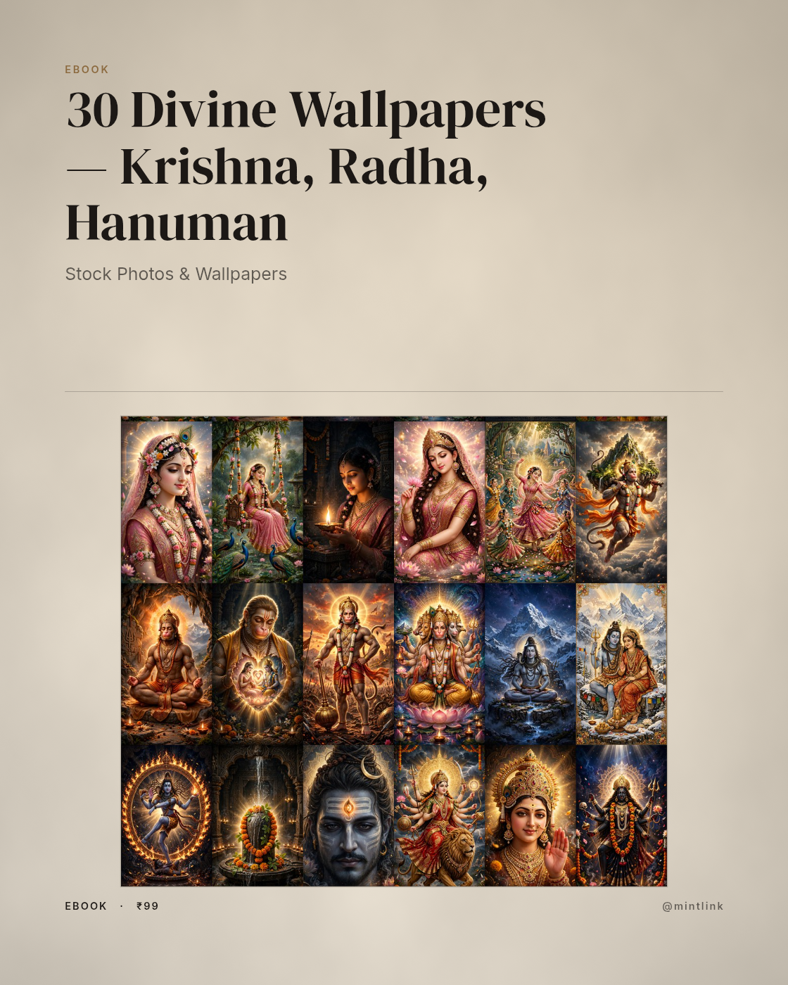 30 Divine Wallpapers — Krishna, Radha, Hanuman
