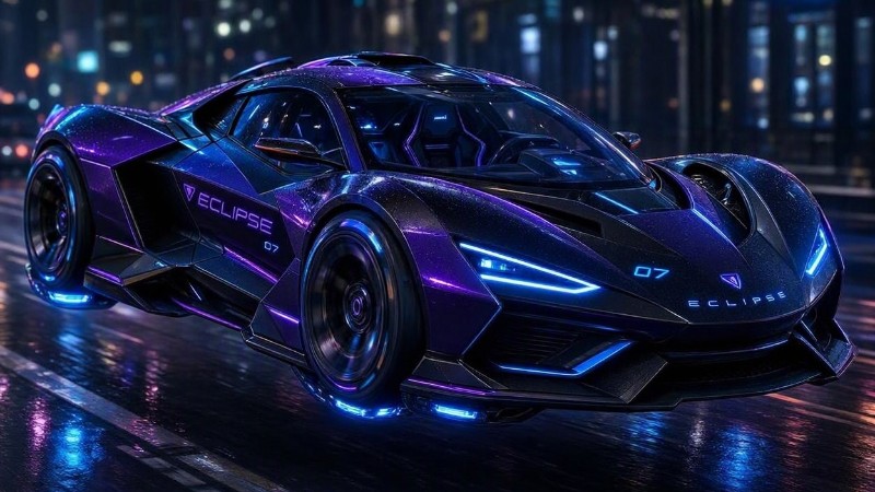 35+ Futuristic Cyber Cars & Vehicles 3D Asset Pack