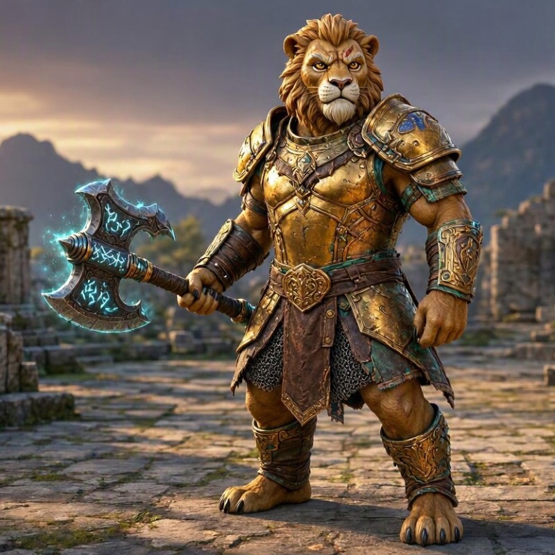 35+ Mythical Fantasy Warriors & Heroes 3D Asset Pack