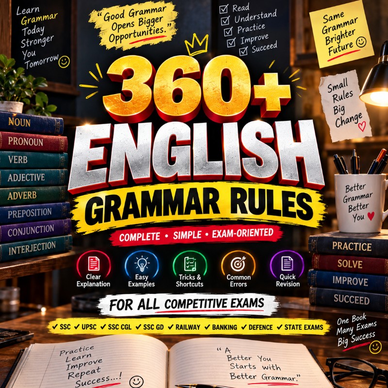 360± English Grammar Rule's PDF