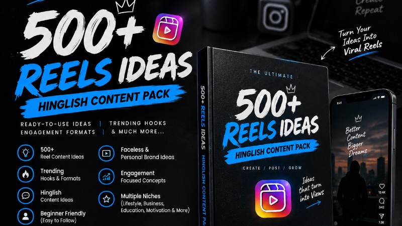 🚀 500 Instagram Reels Content Pack