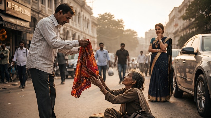 A moment of compassion on the street