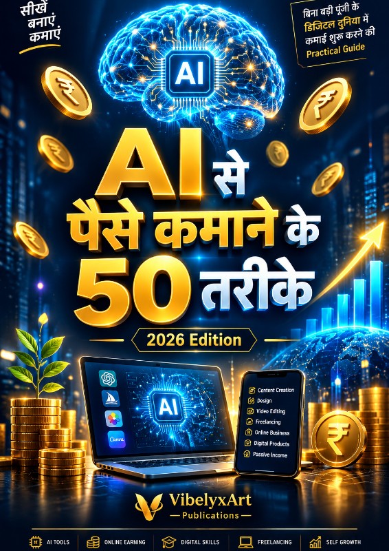 AI से पैसे कमाने के 50 तरीके (2026 Edition)