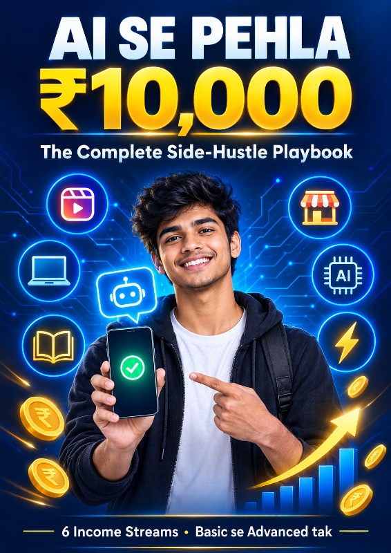AI Se Pehla Rs.10,000 — Complete Side-Hustle Playbook