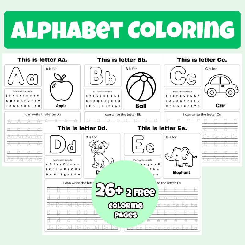 Alphabet Fun Coloring Book - A Creative A–Z Learning Journey for Kids