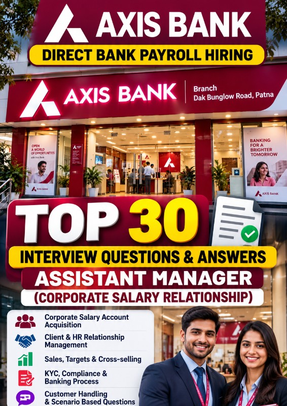 Axis Bank Interview Preparation Kit – Assistant Manager