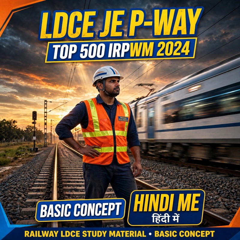 Basic Question & answer for Railway LDCE Exam 
