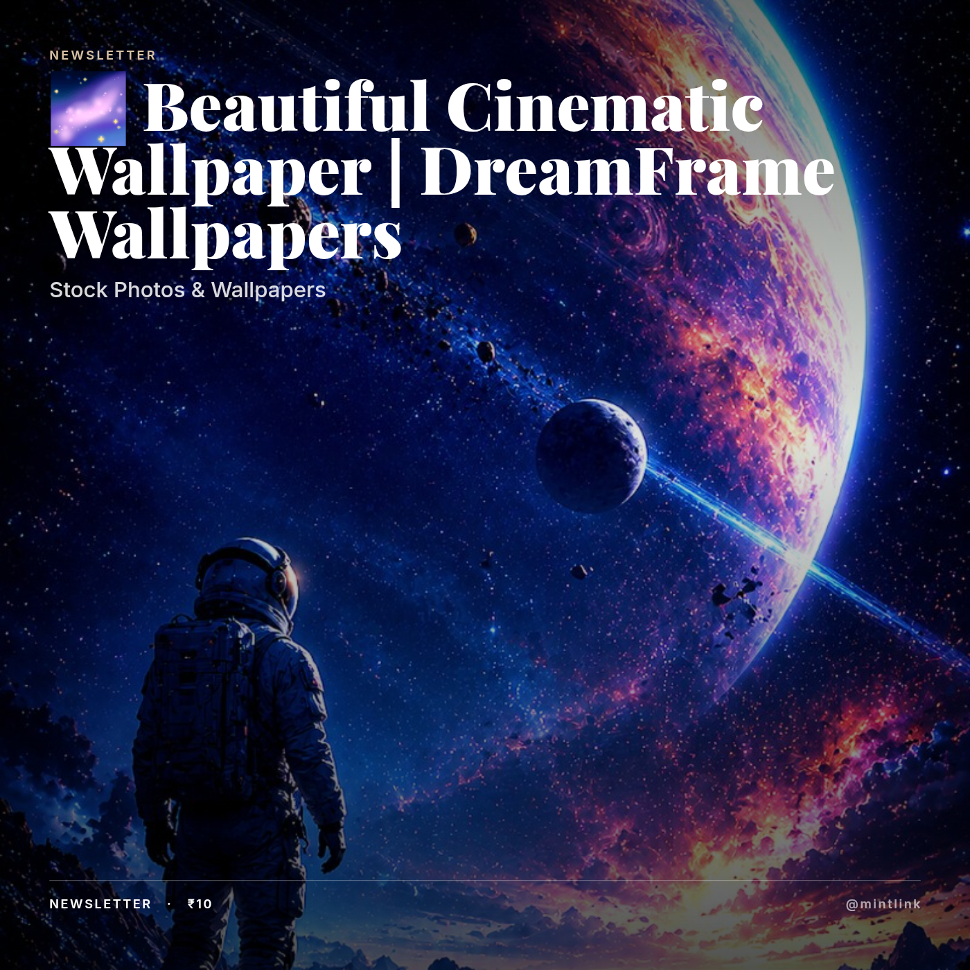 🌌 Beautiful Cinematic Wallpaper | DreamFrame Wallpapers