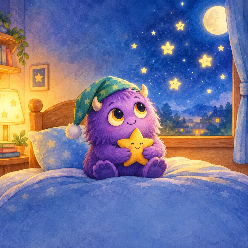 Bedtime Storybook for Kids Afraid of the Dark | Momo and the Sleepy Stars