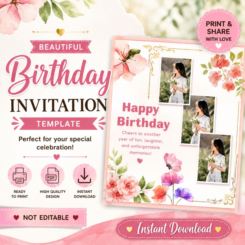 Birthday Invitation Template