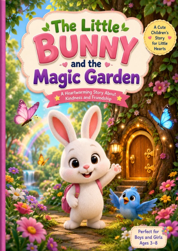 🐰 Bobo and the Magical Garden – Kids Story PDF