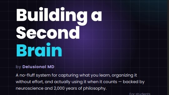 Building a Second Brain: The Student's Note-Taking System | E-Book