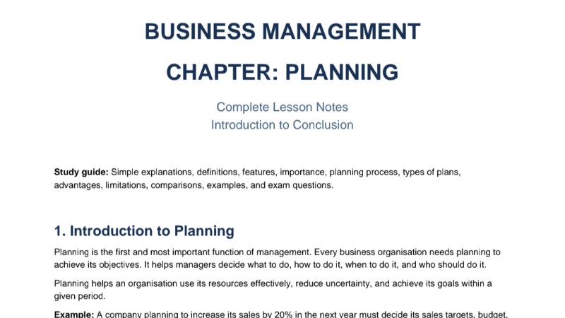 Business studies 