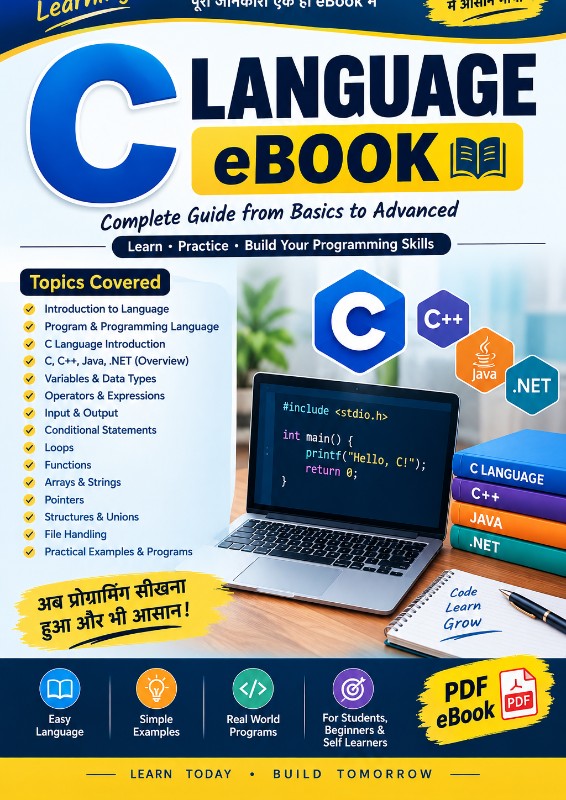 C Language Ebook – Complete Learning Guide