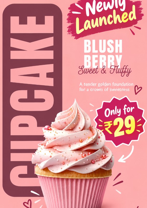 Cake poster design