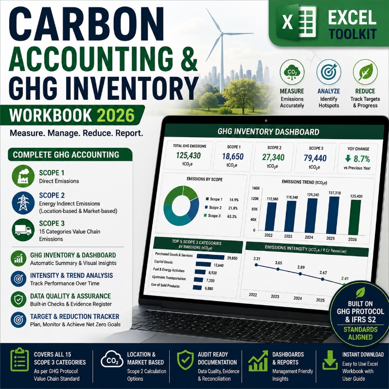 Carbon Accounting & GHG Inventory Workbook 2026