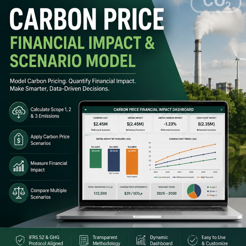 Carbon Price Financial Impact & Scenario Model