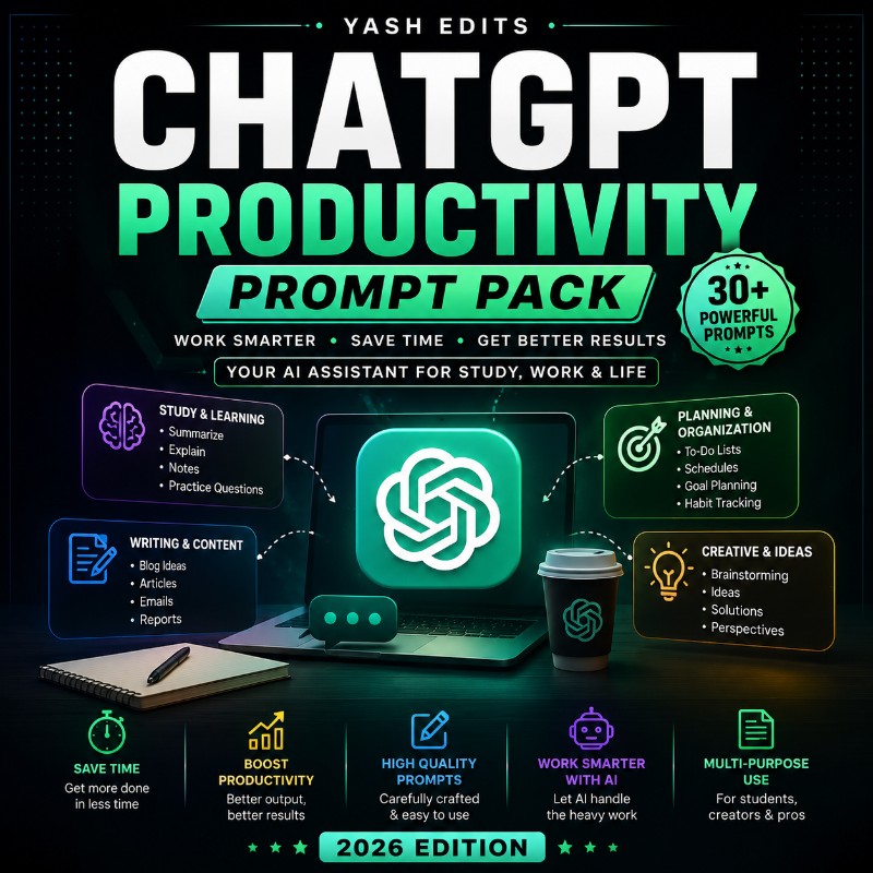  🤖 ChatGPT Productivity Prompt Pack