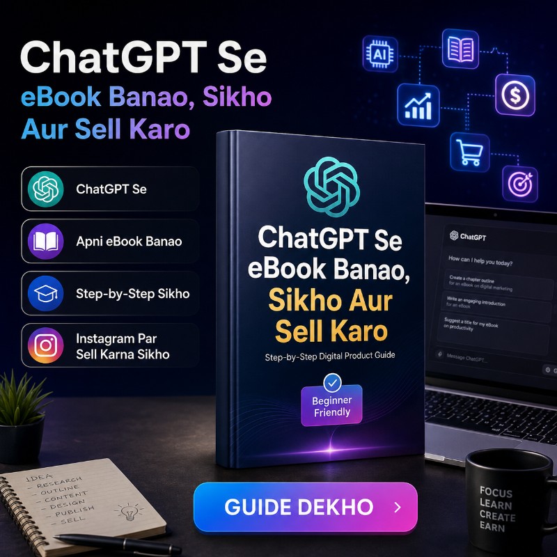 ChatGPT Se eBook Banao Sikho Aur Sell Karo