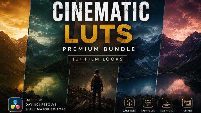 Cinematic Film LUTs — Premium Bundle