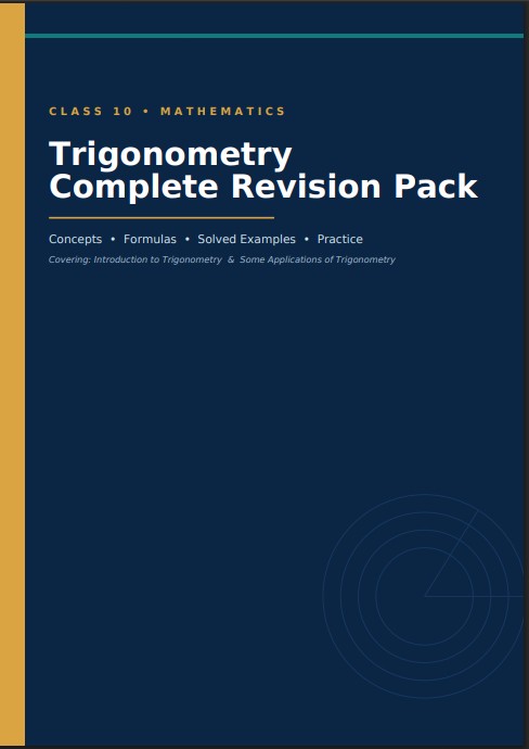 Class 10 Trigonometry Revision Notes