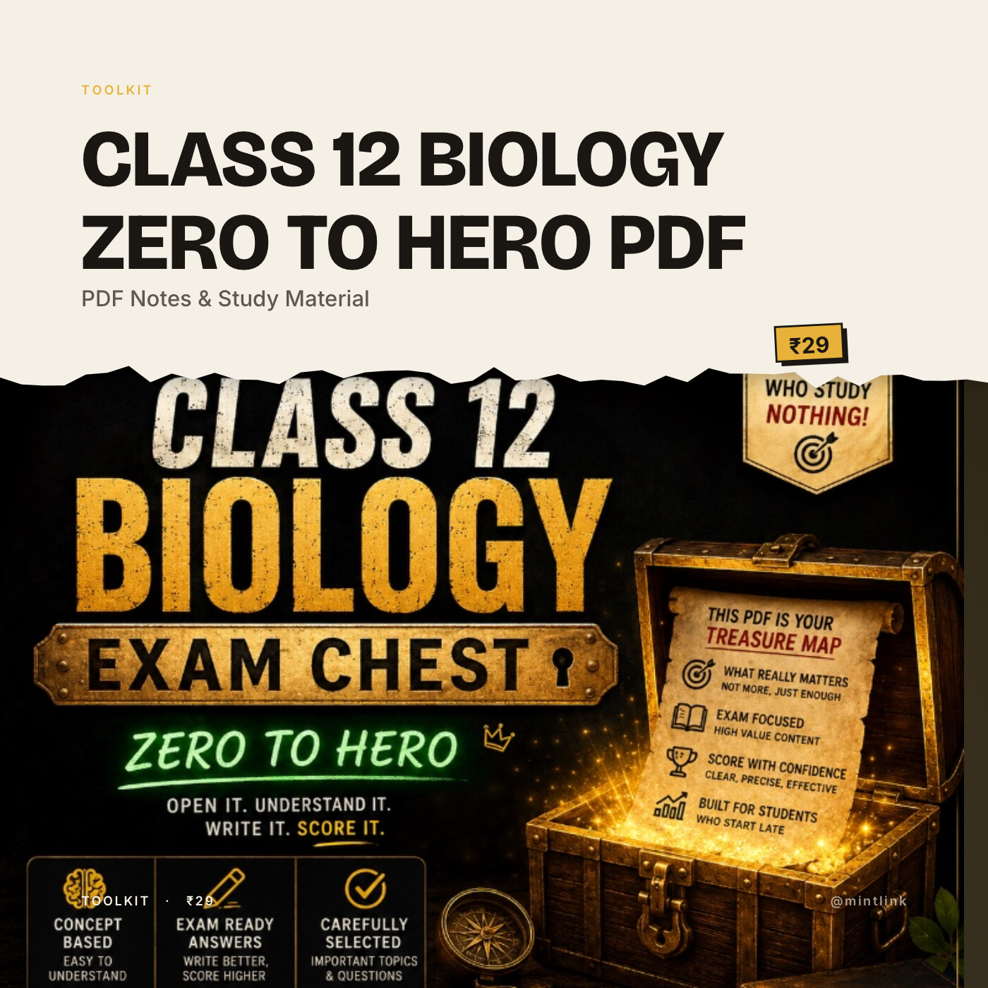 CLASS 12 BIOLOGY ZERO TO HERO PDF