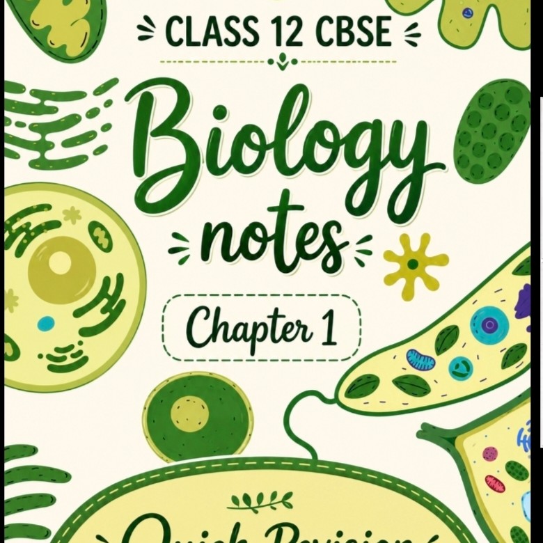 Class 12 CBSE Biology Chapter 1 – Sexual Reproduction in Flowering Plants | Quick Revision Notes