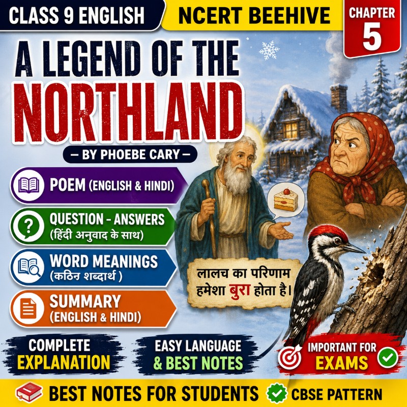 Class 9 English | A Legend of the Northland | Complete Notes