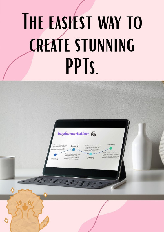 Clean Presentation Template for Canva & PowerPoint