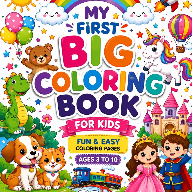 Colouring Book || The Happy Pallete