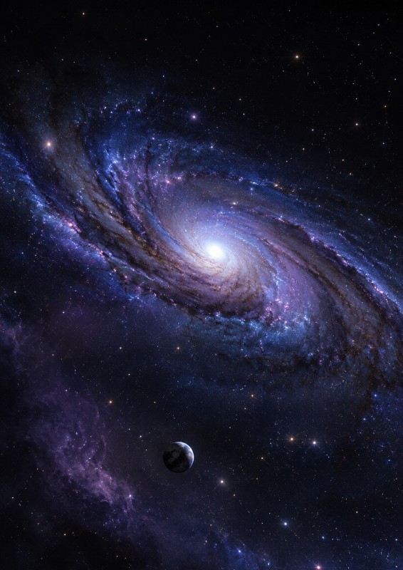 Cosmic Scale — Infinite Spiral Galaxy