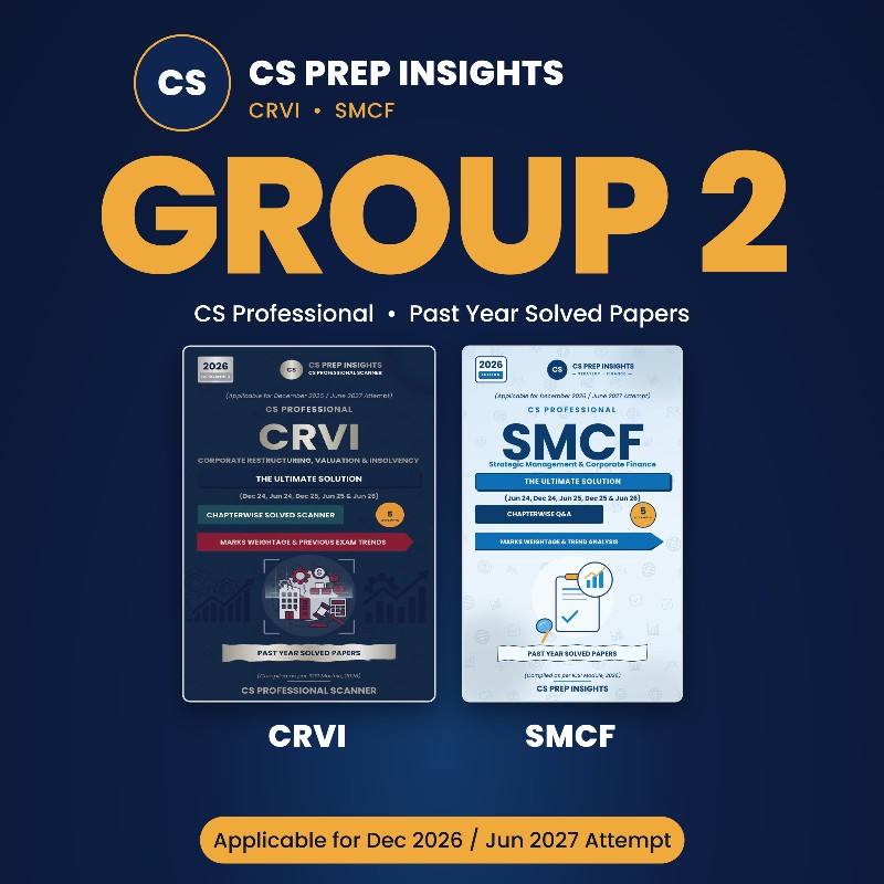 CS PROFESSIONAL GROUP 2 - SMCF, CRVI SCANNER | 2026 Edition