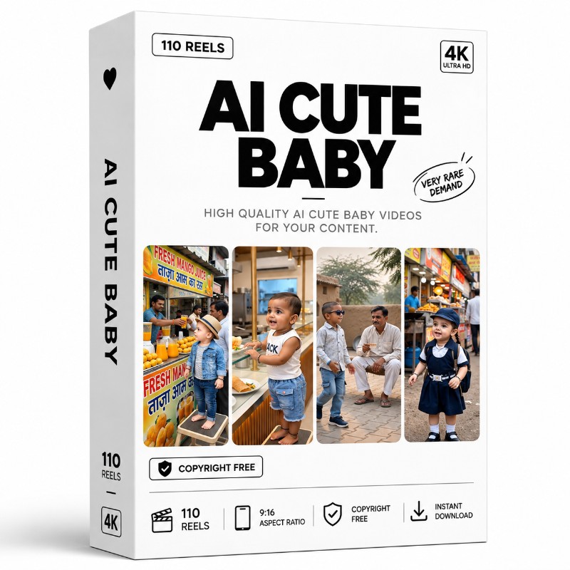 CUTE BABY AI REELS (copyright free)