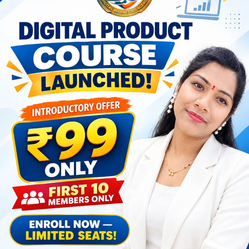 Digital product course for beginners