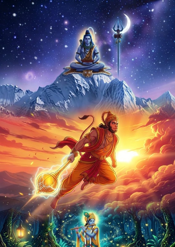 Divine Hindu God Wallpaper