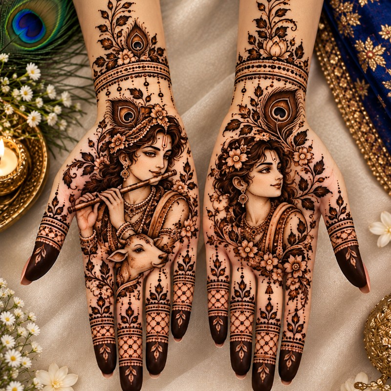 Divine Krishna Mehendi